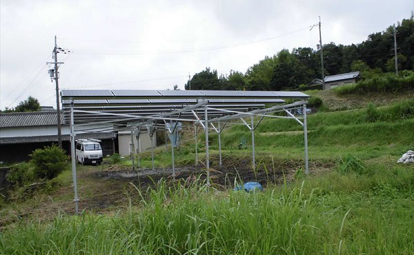 兵庫県洲本市ソーラーシェアリング
